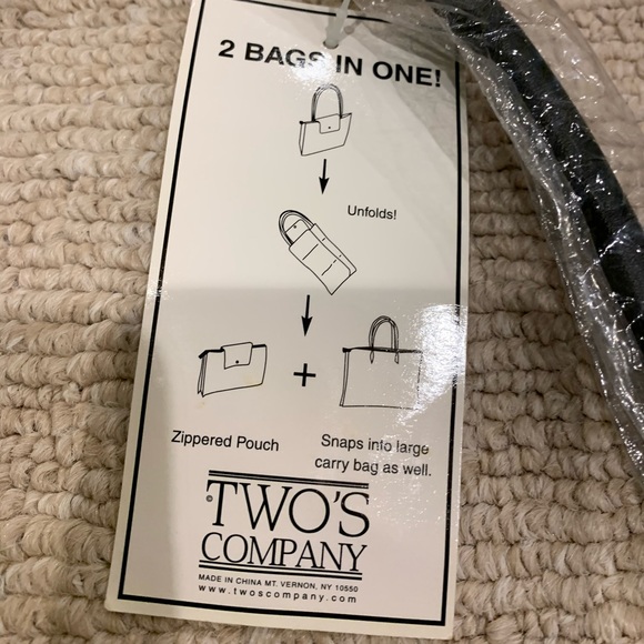 Two’s Company Women’s 2 Bags in One Travel Bag - Picture 3 of 3